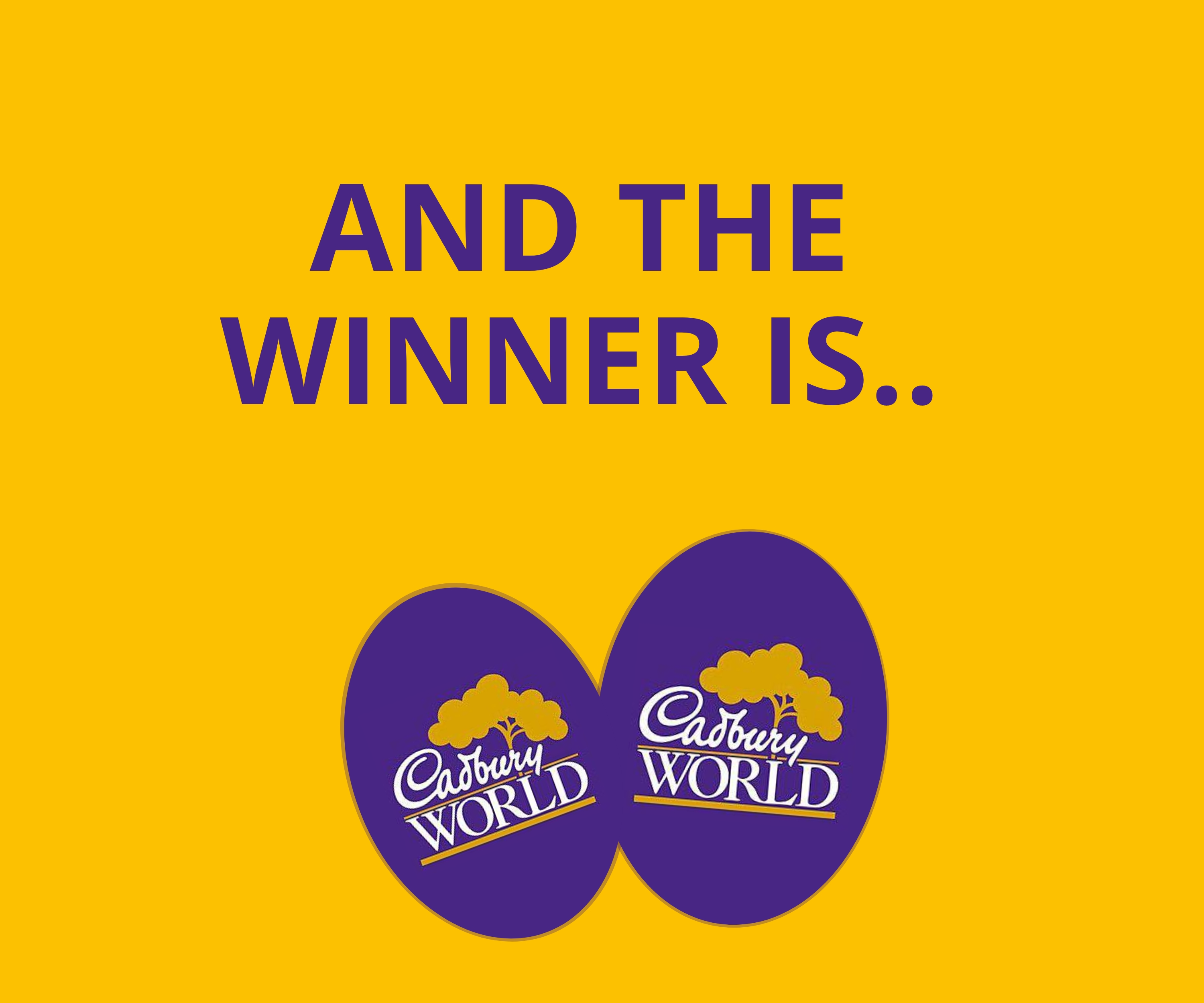 Cadbury World competition winner Sports Booker